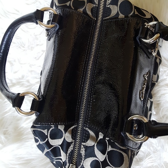 SOLD Coach Monogram Satchel Bag - Picture 5 of 8